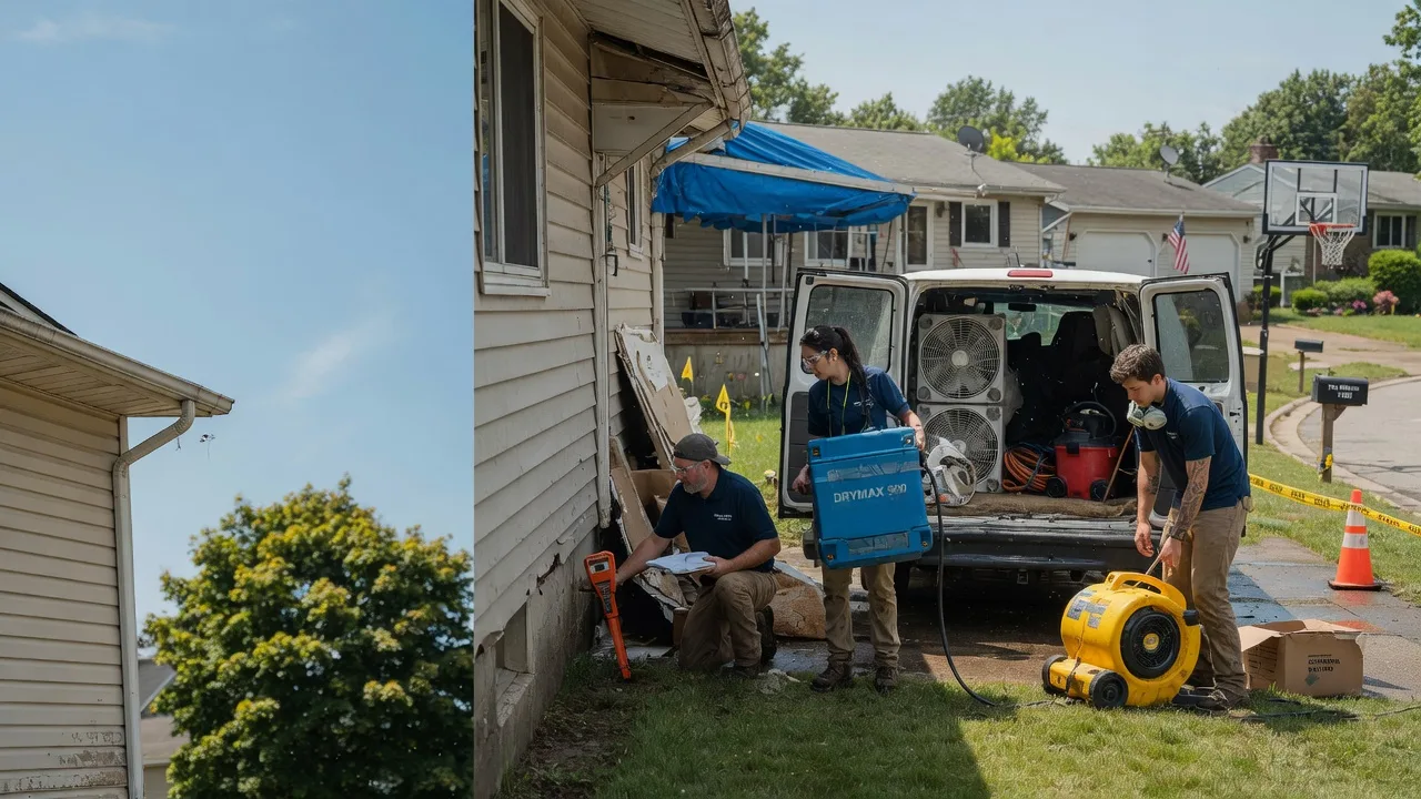 Ceiling Leak Cleanup in Julian, WV near me